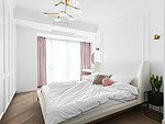 129平米地中海风格二室卧室装修效果图，窗帘创意设计图