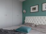 120平米地中海风格三室卧室装修效果图，衣柜创意设计图