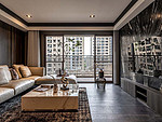 280平米新中式风格四室客厅装修效果图，吊顶创意设计图