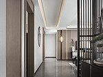 120平米新中式风格四室玄关装修效果图，创意设计图