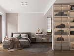 470平米地中海风格三室卧室装修效果图，背景墙创意设计图