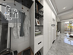 210平米轻奢风格二室餐厅装修效果图，衣柜创意设计图
