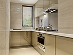 111平米简欧风格三室厨房装修效果图，橱柜创意设计图