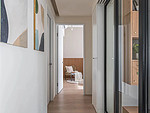 125平米日式风格三室玄关装修效果图，墙面创意设计图