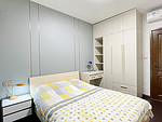 210平米现代简约风跃层儿童房装修效果图，墙面创意设计图