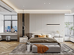 138平米轻奢风格四室卧室装修效果图，衣柜创意设计图