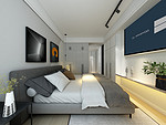 270平米现代简约风三室卧室装修效果图，背景墙创意设计图
