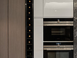 120平米现代简约风四室厨房装修效果图，背景墙创意设计图