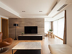 103平米北欧风格二室客厅装修效果图，背景墙创意设计图