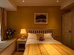 103平米北欧风格二室卧室装修效果图，背景墙创意设计图