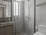50平米北欧风格三室卫生间装修效果图，隔断创意设计图
