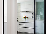 100平米日式风格三室厨房装修效果图，橱柜创意设计图