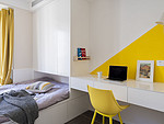 100平米日式风格三室儿童房装修效果图，衣柜创意设计图