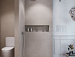 62平米现代简约风一室卫生间装修效果图，创意设计图