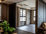 150平米现代简约风四室餐厅装修效果图，门窗创意设计图