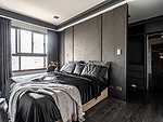200平米现代简约风四室卧室装修效果图，背景墙创意设计图