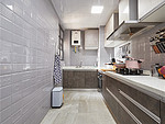 115平米现代简约风二室厨房装修效果图，橱柜创意设计图