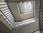 110平米新中式风格别墅玄关装修效果图，楼梯创意设计图