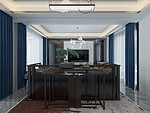 178平米轻奢风格跃层客厅装修效果图，吊顶创意设计图