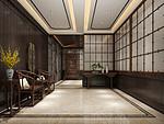 450平米新中式风格其他客厅装修效果图，隔断创意设计图