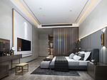 800平米新中式风格其他卧室装修效果图，隔断创意设计图