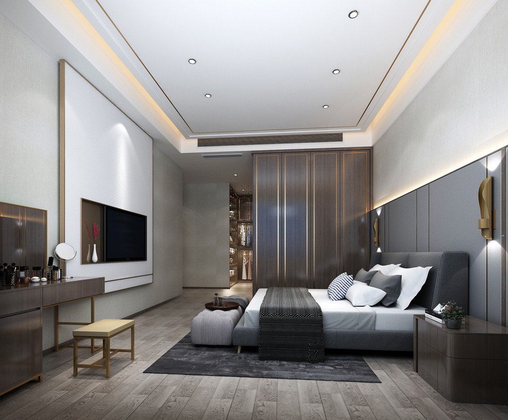 800平米新中式风格其他卧室装修效果图，隔断创意设计图