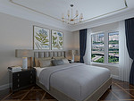 143平米欧式风格四室卧室装修效果图，照片墙创意设计图