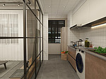 140平米三室厨房装修效果图，橱柜创意设计图