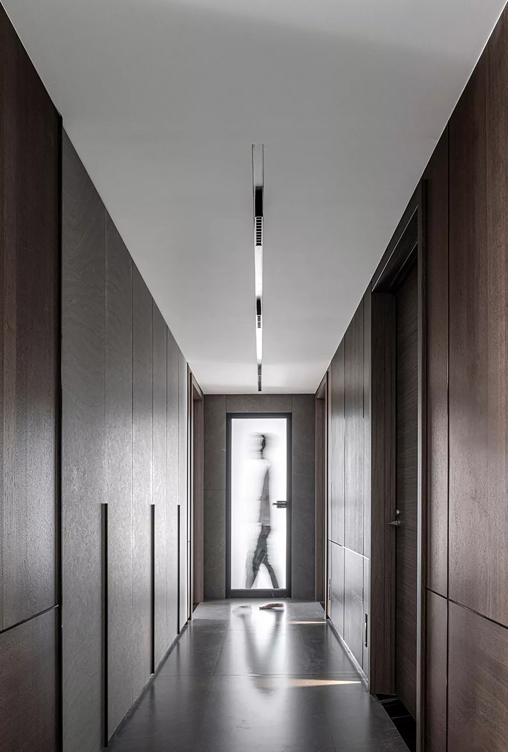 180平米现代简约风三室玄关装修效果图，玄关创意设计图