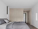 160平米现代简约风跃层卧室装修效果图，墙面创意设计图