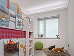 143平米现代简约风四室儿童房装修效果图，门窗创意设计图