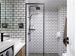 50平米北欧风格二室卫生间装修效果图，墙面创意设计图