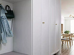 87平米北欧风格二室玄关装修效果图，玄关创意设计图