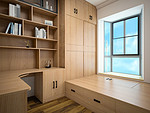 126平米现代简约风二室卧室装修效果图，衣柜创意设计图