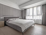 98平米现代简约风四室卧室装修效果图，背景墙创意设计图