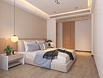 100平米北欧风格四室卧室装修效果图，背景墙创意设计图