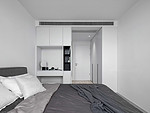 75平米现代简约风三室卧室装修效果图，墙面创意设计图