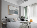 75平米现代简约风三室卧室装修效果图，背景墙创意设计图