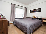 105平米现代简约风四室卧室装修效果图，背景墙创意设计图