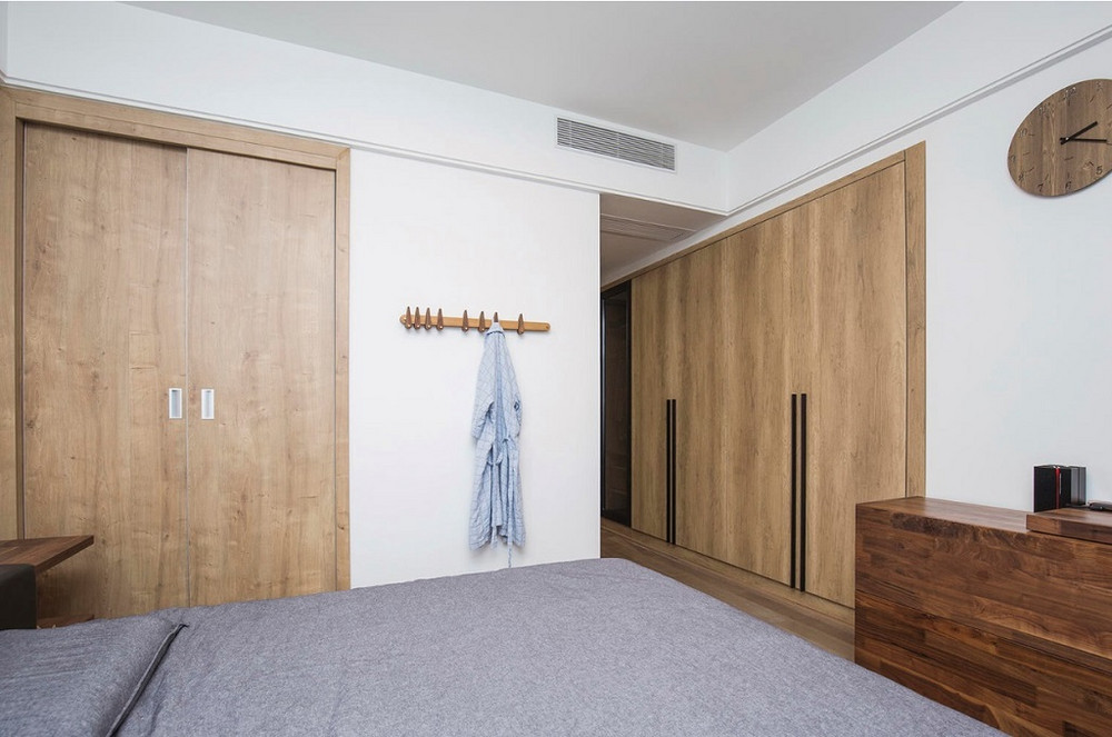 120平米现代简约风四室卧室装修效果图，背景墙创意设计图