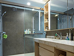 300平米现代简约风四室卫生间装修效果图，盥洗区创意设计图