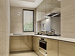 111平米简欧风格三室厨房装修效果图，橱柜创意设计图