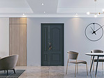 87平米北欧风格四室客厅装修效果图，背景墙创意设计图