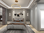 178平米轻奢风格四室卧室装修效果图，吊顶创意设计图