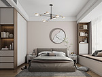 103平米现代简约风四室卧室装修效果图，照片墙创意设计图