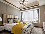 180平米轻奢风格三室卧室装修效果图，照片墙创意设计图