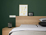 80平米日式风格三室卧室装修效果图，软装创意设计图