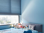 127平米现代简约风四室儿童房装修效果图，背景墙创意设计图