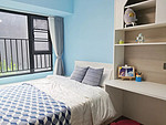 80平米现代简约风三室儿童房装修效果图，收纳柜创意设计图