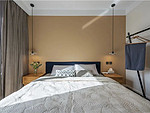 230平米现代简约风三室卧室装修效果图，墙面创意设计图